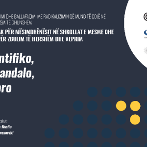 Identifiko, parandalo, vepro – Doracak për mësimdhënësit në shkollat e mesme dhe vegla për zbulim të hershëm dhe veprim