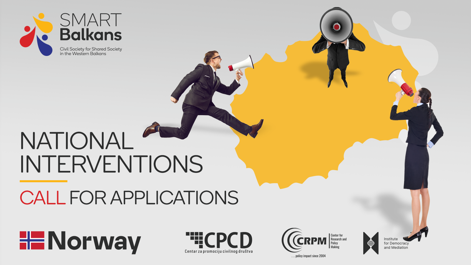 SMART Balkans Project: Public Call for Applications for National Interventions Grant